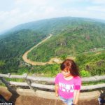 Memandang Sungai Oyo dari Puncak Kebun Buah Mangunan