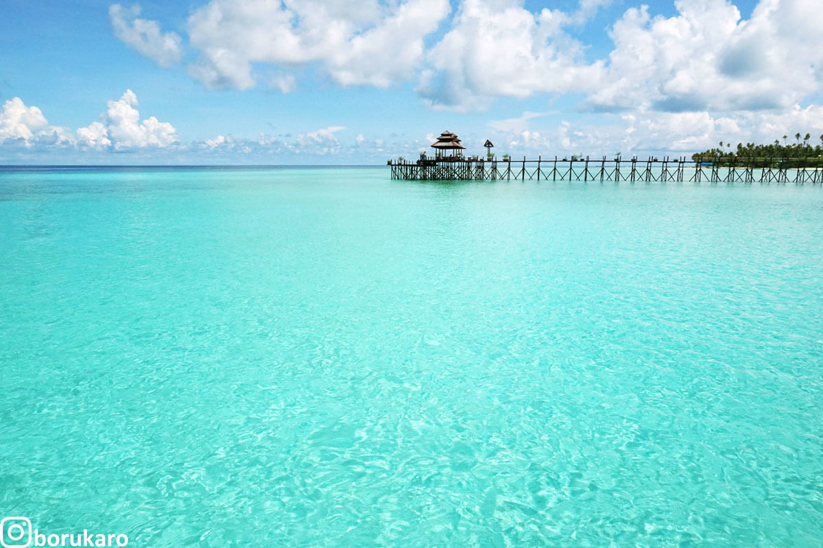 Pesona Watervilla ala Maldives Indonesia di Maratua Island